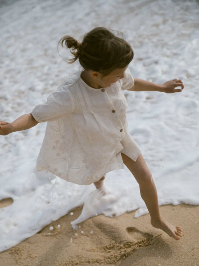 Lil Atelier - Kleid 'NMFFUNA SS LOOSE DRESS LIL - Turtledove'