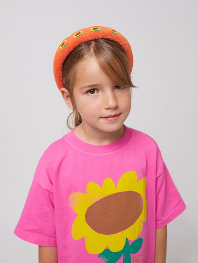 Bobo Choses - Haarreifen 'Embroidered terry cloth headband - Sunflower'