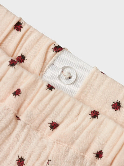 Lil Atelier - Leggings mit Marienkäfer NMFLILIA LOOSE PANT LIL - Silver Peony'