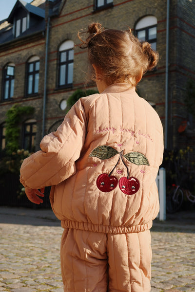 Konges Slöjd - Bomber Jacke mit Kirschen 'JUNO BOMBER JACKET - TUSCANY