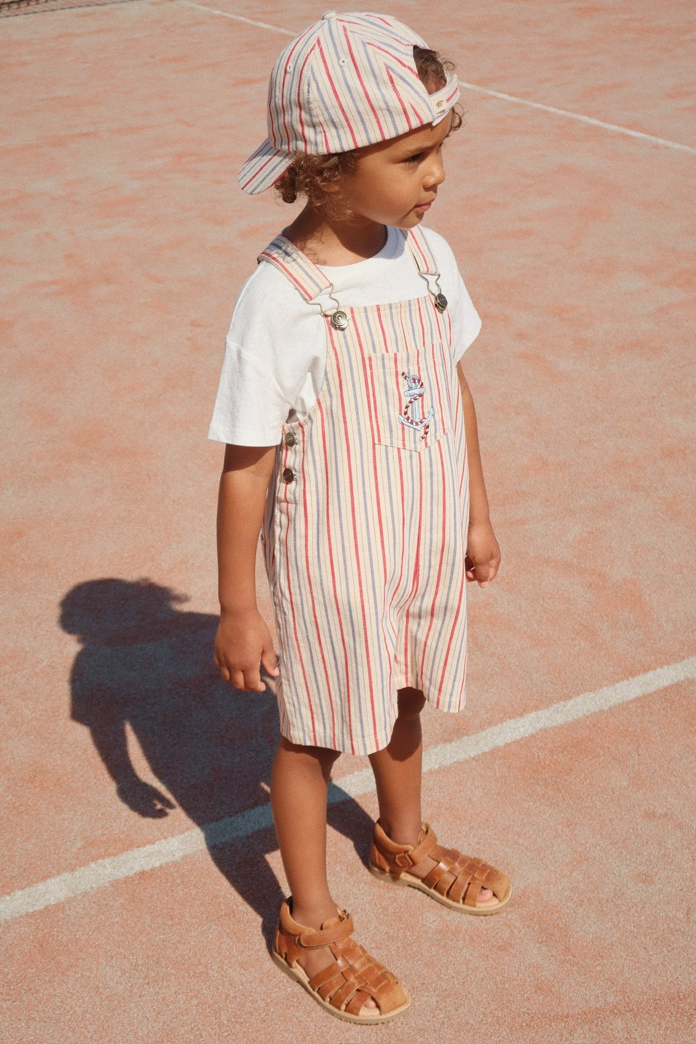 Konges Slojd - Jumpsuit mit Streifen 'MARLON OVERALL GOTS - ANTIQUE STRIPE'
