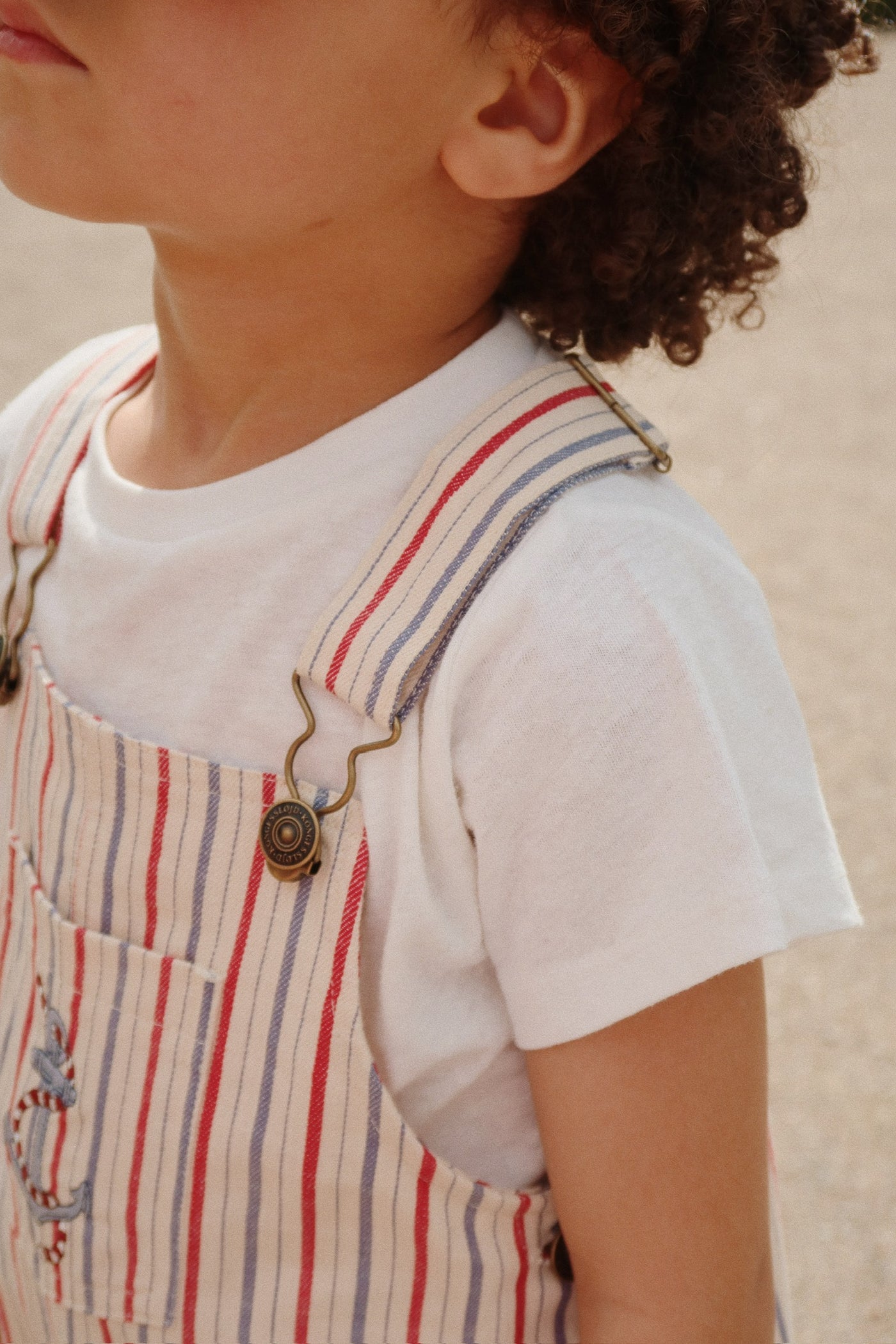 Konges Slojd - Jumpsuit mit Streifen 'MARLON OVERALL GOTS - ANTIQUE STRIPE'