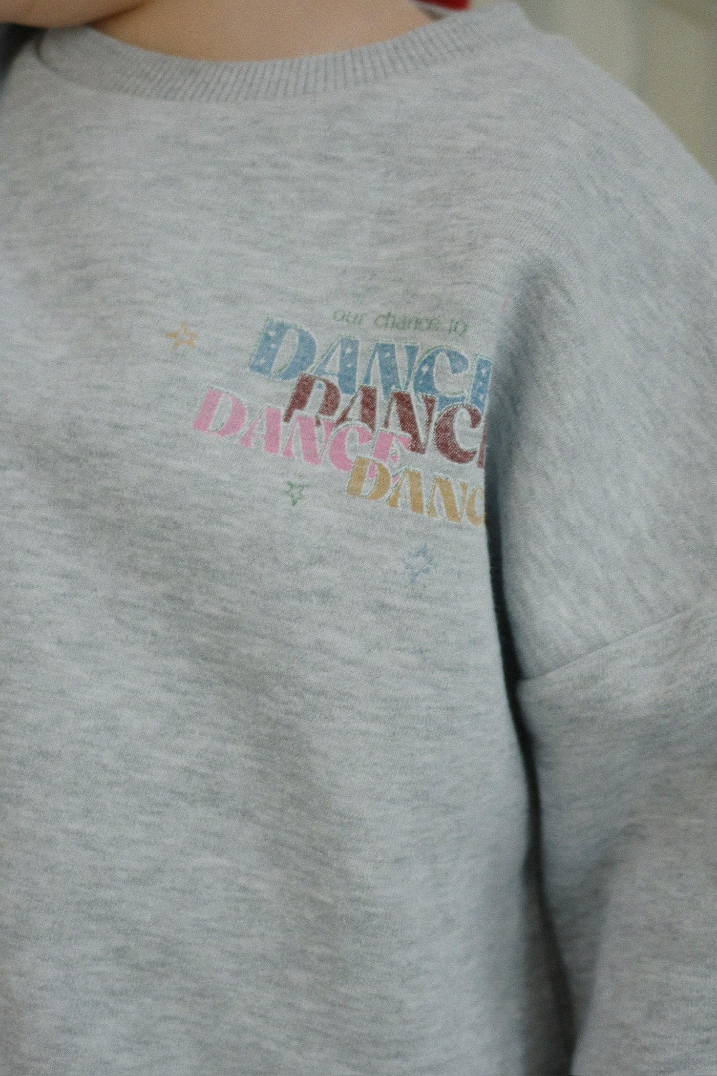Konges Slojd - Sweatshirt mit Dino Weihnachten 'LOU SWEAT SHIRT OCS - GREY MELANGE'