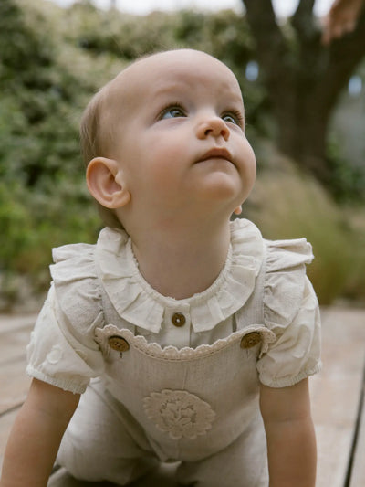 Lil Atelier - Latzhose ' NBFFRIGG LOOSE OVERALL LIL - Pumice Stone'