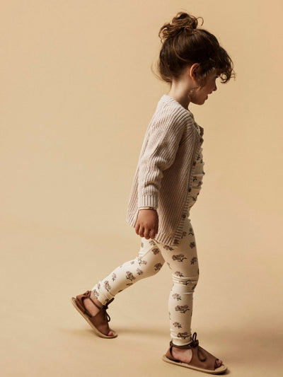 Lil Atelier - Cardigan 'NMNEMLEN LIN LS KNIT LIL NOOS - Sheer Bliss'
