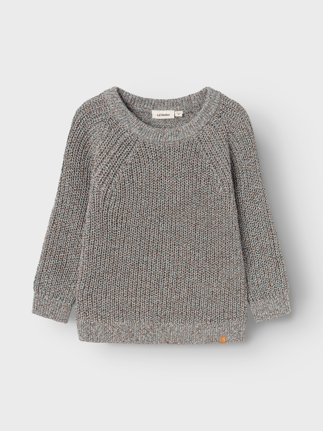 Lil Atelier - Pullover 'NMMNORO LS KNIT LIL - Sky Gray'