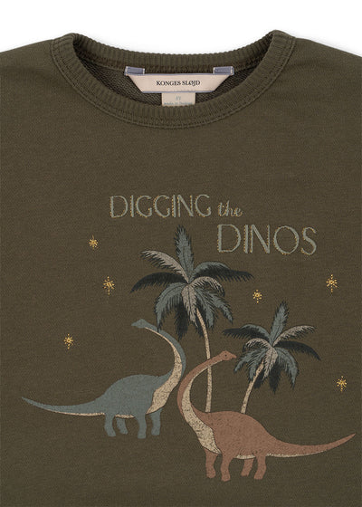 Konges Slojd - Sweatshirt mit Dinos 'LOU SWEAT SHIRT OCS - KALAMATA'