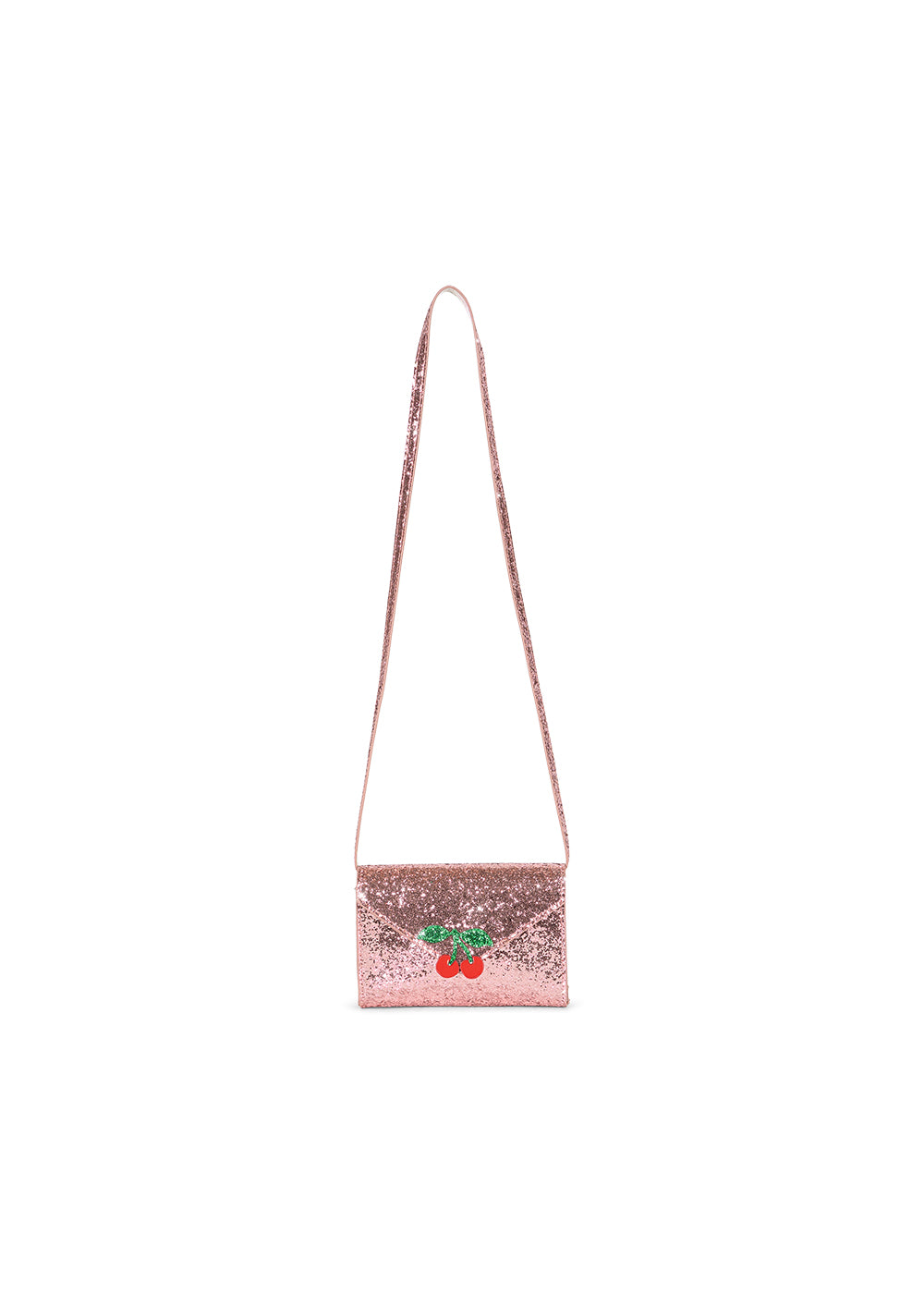 Konges Slojd - Umhängetasche mit Glitzer 'LOVE LETTER BAG - PINK GLITTER'