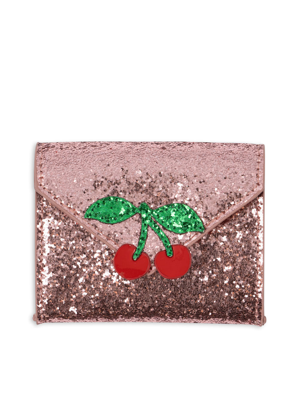 Konges Slojd - Geldbeutel mit Glitzer 'LOVE LETTER WALLET - PINK GLITTER'