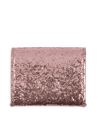 Konges Slojd - Geldbeutel mit Glitzer 'LOVE LETTER WALLET - PINK GLITTER'
