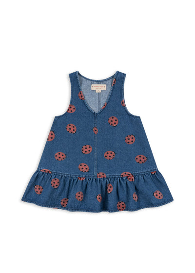 Konges Slojd - Kleid mit Marienkäfer 'MAGOT LADYBUG DRESS GOTS - LADYBUG'