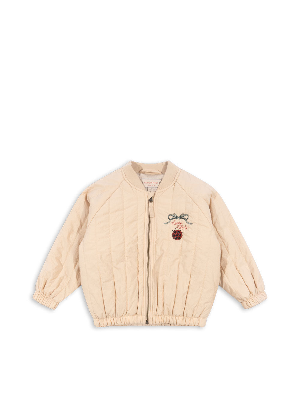 Konges Slöjd - Bomber Jacke mit Marienkäfer 'JUNO SEQUIN BOMBER JACKET - FRAPPÉ'