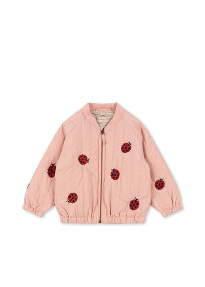 Konges Slöjd - Bomber Jacke mit Marienkäfer 'JUNO SEQUIN BOMBER JACKET - MELLOW ROSE'