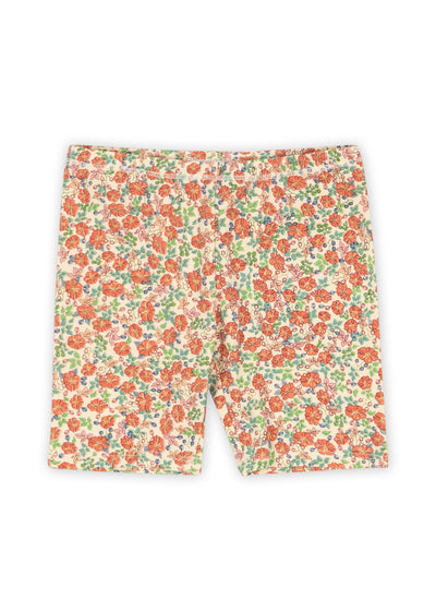 Konges Slojd - Radler mit Blumen 'CLASSIC SHORT LEGGINGS GOTS - KALUKA'
