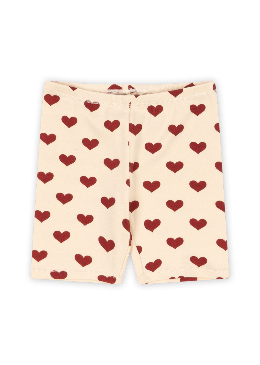 Konges Slojd - Radler mit Herzen 'CLASSIC SHORT LEGGINGS GOTS - AMOUR ROUGE'