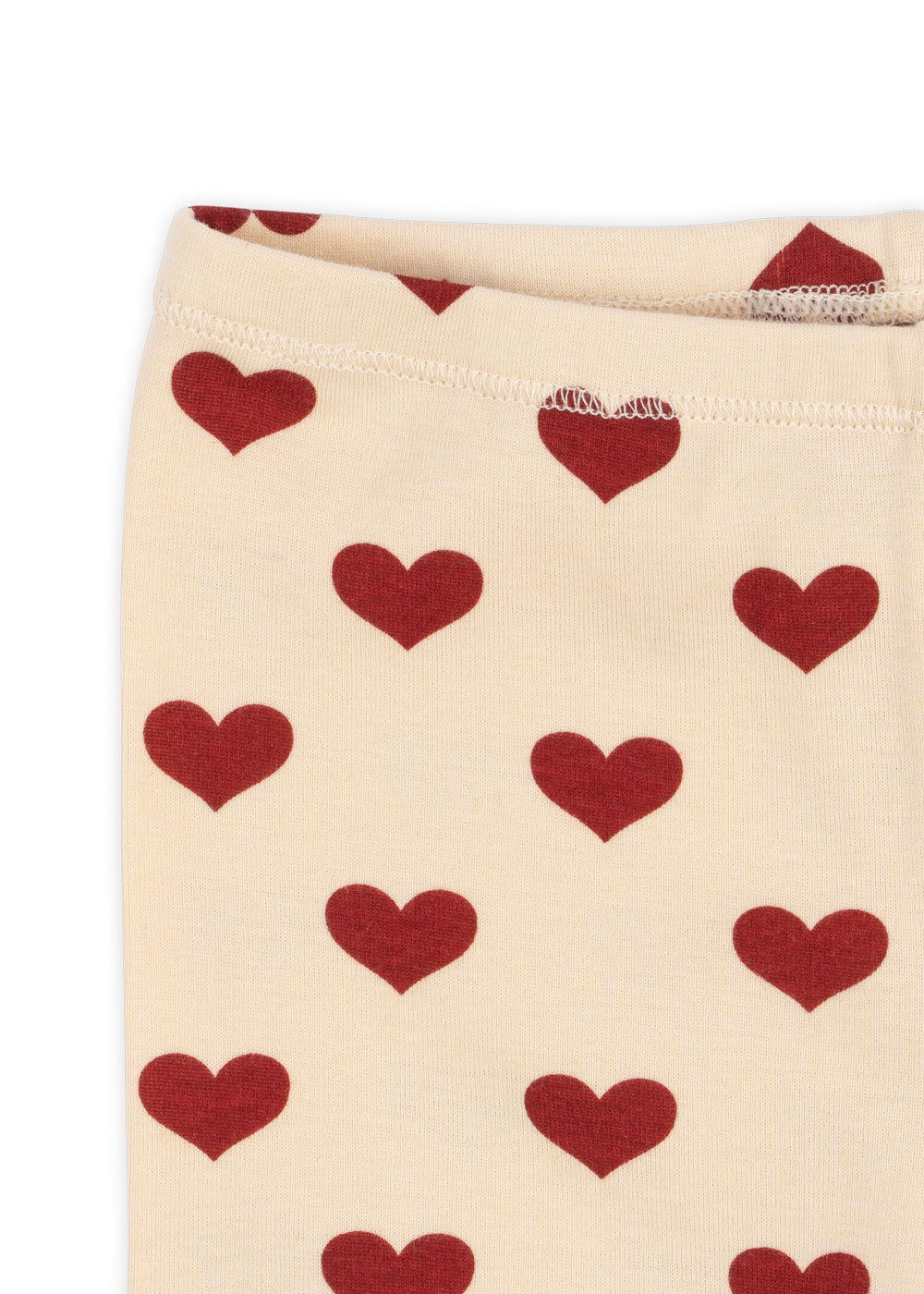 Konges Slojd - Radler mit Herzen 'CLASSIC SHORT LEGGINGS GOTS - AMOUR ROUGE'