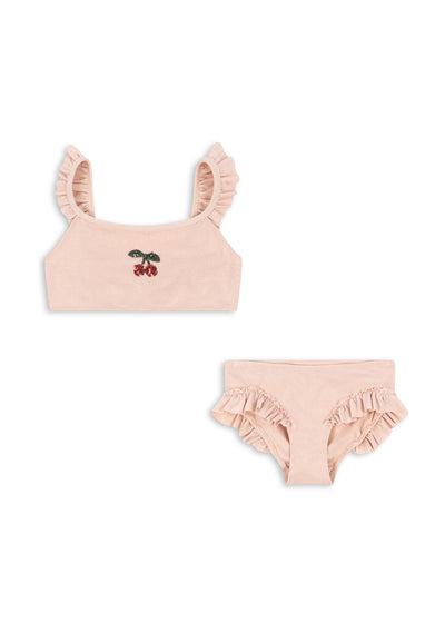 Konges Slojd - Bikini mit Kirsche 'JADE BIKINI - EVENING SAND'