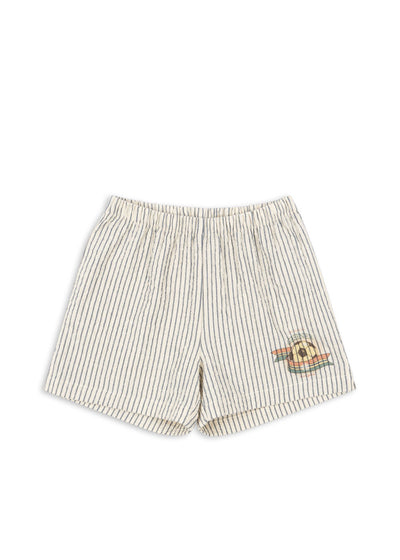 Konges Slojd - Shorts mit Fussball 'ELLIOT SHORTS GOTS - STRIPE BLUIE'