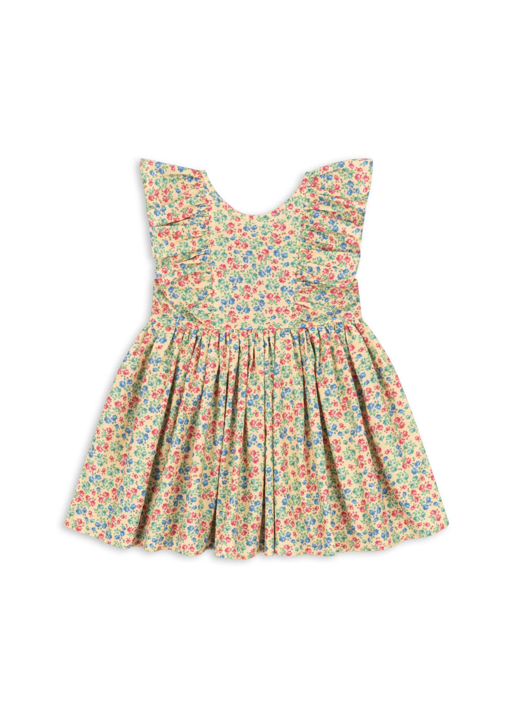 Konges Slojd - Musselin Kleid mit Herzen 'CIANNA DRESS GOTS- FANDANGO FLEUR'