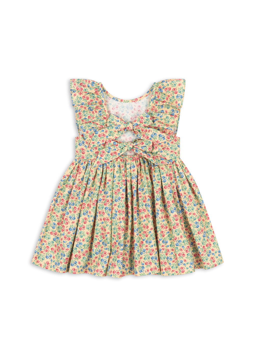 Konges Slojd - Musselin Kleid mit Herzen 'CIANNA DRESS GOTS- FANDANGO FLEUR'