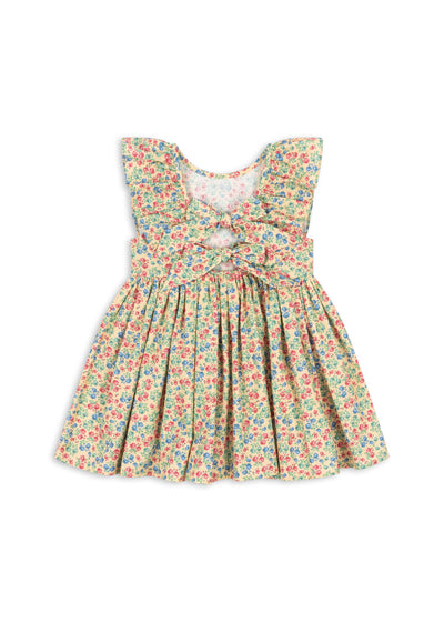 Konges Slojd - Musselin Kleid mit Herzen 'CIANNA DRESS GOTS- FANDANGO FLEUR'