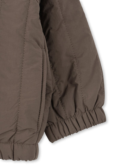 Konges Slöjd - Bomber Jacke mit Leoparden 'JUNO BOMBER JACKET - WALNUT'