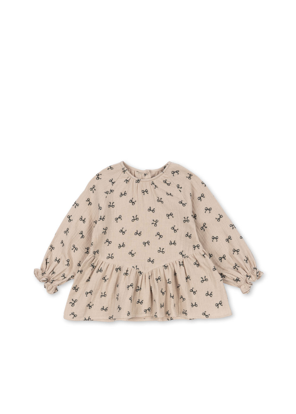 Konges Slojd - Shirt in Musselin 'COCO BLOUSE GOTS - BOW MAGNET'