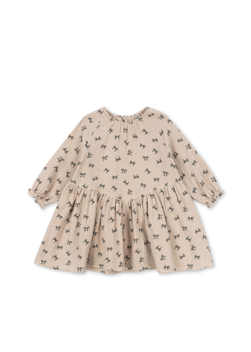 Konges Slojd - Kleid mit Schleifen 'COCO DRESS GOTS - BOW MAGNET'