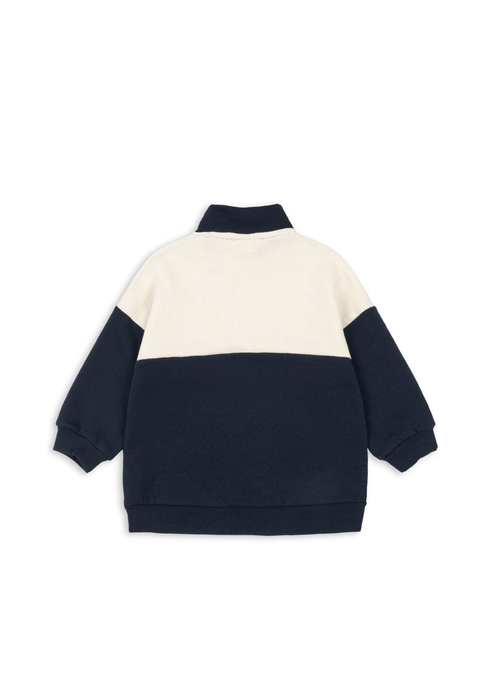 Konges Slojd - Sweatshirt mit Reißverschluss 'LOUPY LOU HALF ZIP SWEAT OCS - TOTAL ECLIPSE'