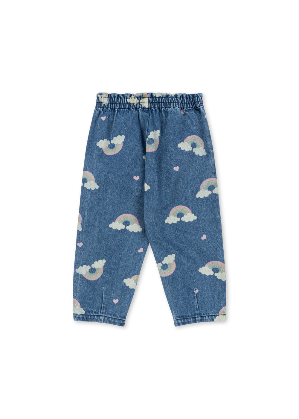 Konges Slojd - Jeans mit Regenbogen 'MAGOT FRILL PANTS GOTS - RAINBOW'
