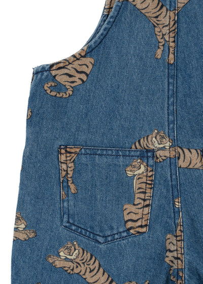 Konges Slojd - Latzhose mit Tiger 'MAGOT OVERALLS GOTS - TIGER'