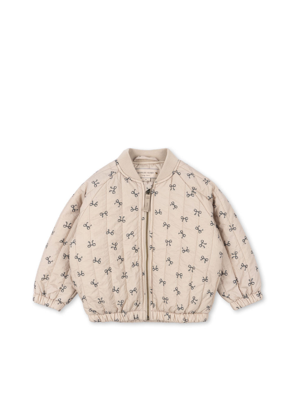 Konges Slöjd - Bomber Jacke mit Schleifen 'JUNO PRINTED BOMBER JACKET - BOW MAGNET'