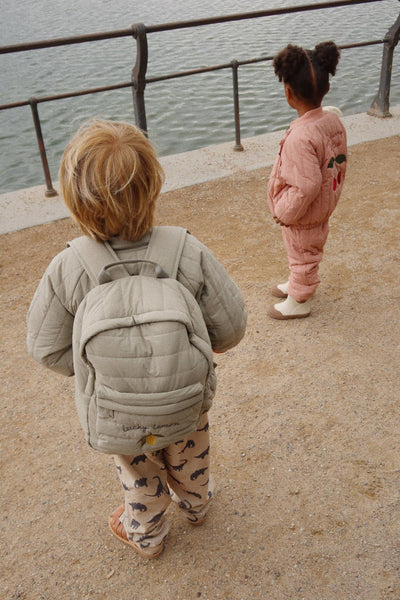 Konges Sløjd - Rucksack 'JUNO QUILTED BACKPACK MIDI- LAUREL OAK'
