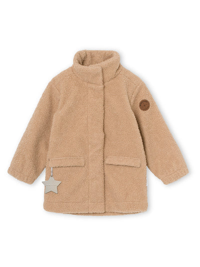 Mini A Ture - Teddy Mantel 'Cesille Jacket, K - Doeskind Sand'