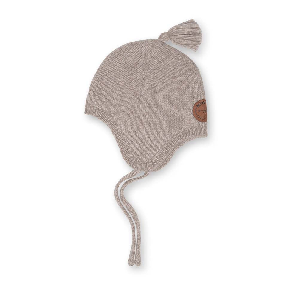 Mini A Ture - Mütze 'Gill hood - Grey Brown'