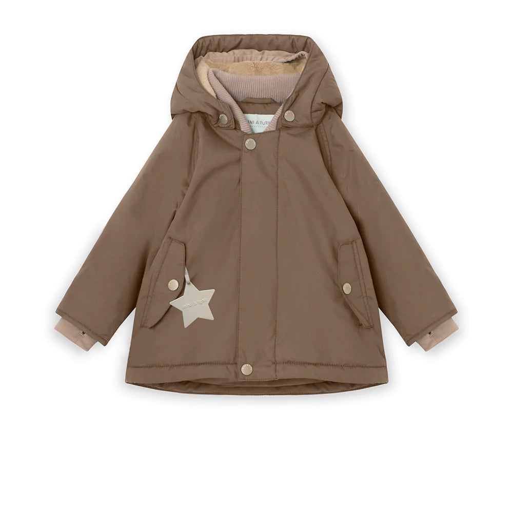 Mini a ture - Winterjacke 'Wally winter jacket - Morel Grey'