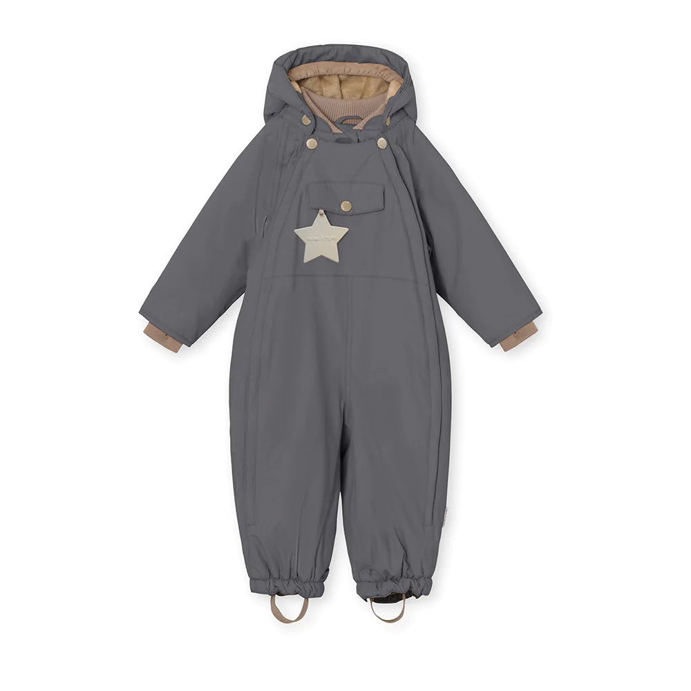 Mini a ture - Schneeanzug ‘Wisti snowsuit - Forged Iron Blue’