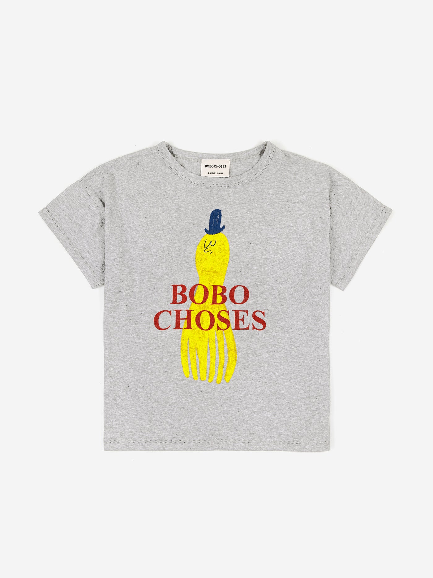 Bobo Choses - T-shirt 'Yellow Squid T-shirt'
