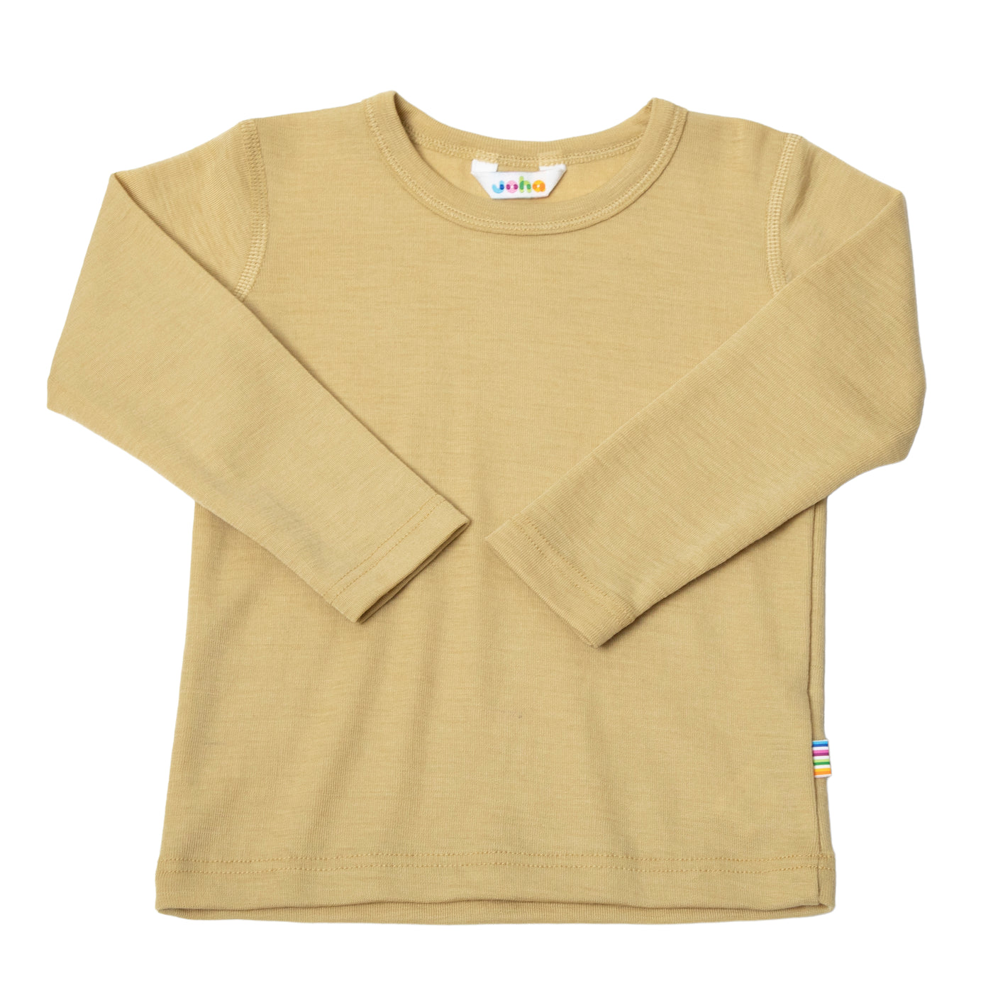 Joha - T-shirt Langarm Wolle/Seide 'Blouse w/long sleeves - Gelb'