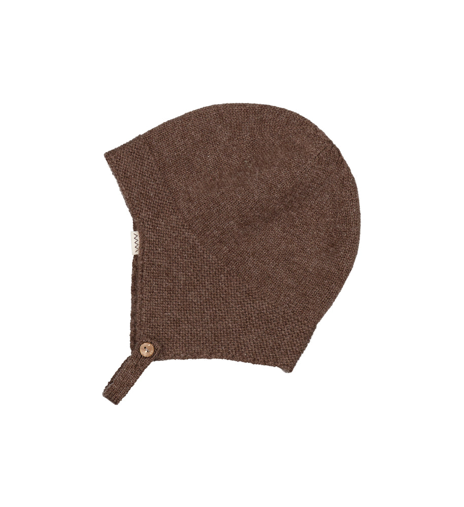 Marmar - Mütze 'Aly, Cashmere Acc., Hat - Dark Brown Mel.'