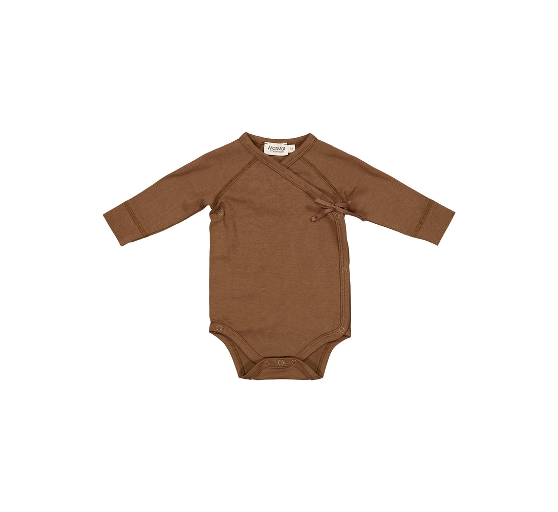 Marmar - Wickelbody 'Belita, Modal Smooth Solid, Body - Earth'