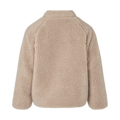 MarMar - Fleece Jacke 'Jerry, Teddybear Fleece, outerwear, Kids - Grey Sand'