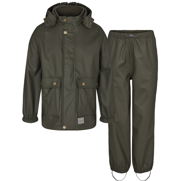 Marmar - Regenbekleidung 'Rainwear Set Osmund, Rainwear, Outerwear, Kids, Unisex - Hunter'