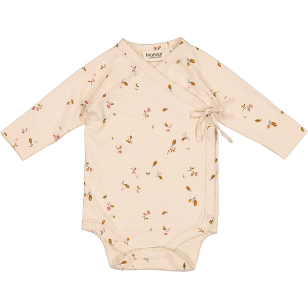 Marmar - Wickelbody 'Belita, Modal Smooth Print, New Born, Body - Little Floral'