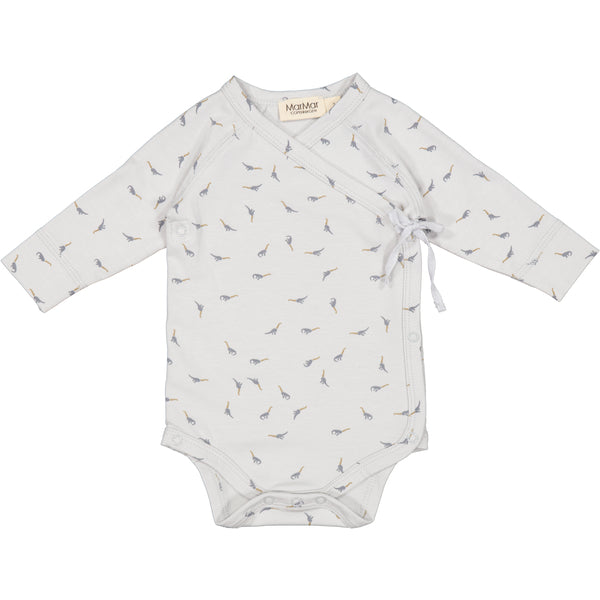Marmar - Wickelbody 'Belita, Modal Smooth Print, New Born, Body - Dino Baby'