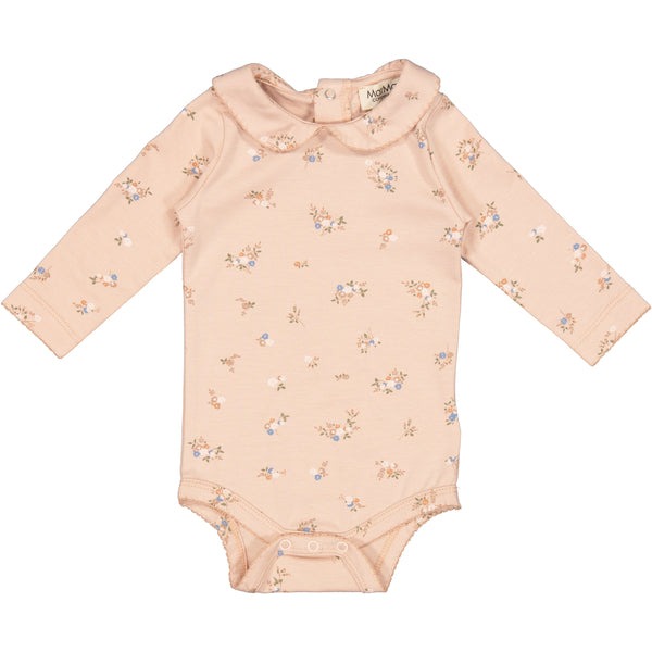 Marmar - Wickelbody 'Becka, Modal Smooth Print, New Born, Body - Rose Bouquet'