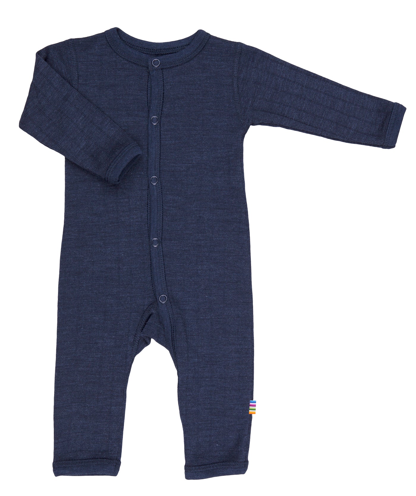 Joha - Schlafanzug Wolle/Seide 'Jumpsuit Basic, Navy'