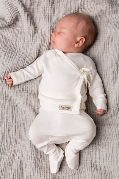 Marmar - Baby Hosen 'Pixa, Modal New Born, Pants, - Gentle White'