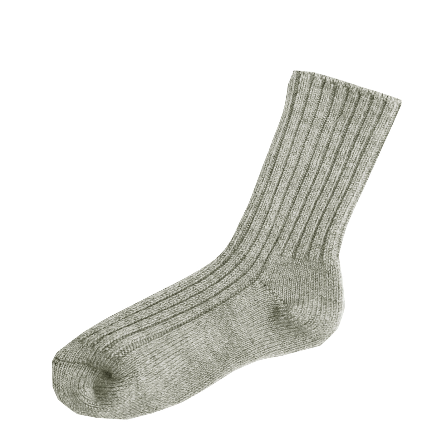 JOHA - Socken aus Wolle 'Strümpfe - Grau Mel'