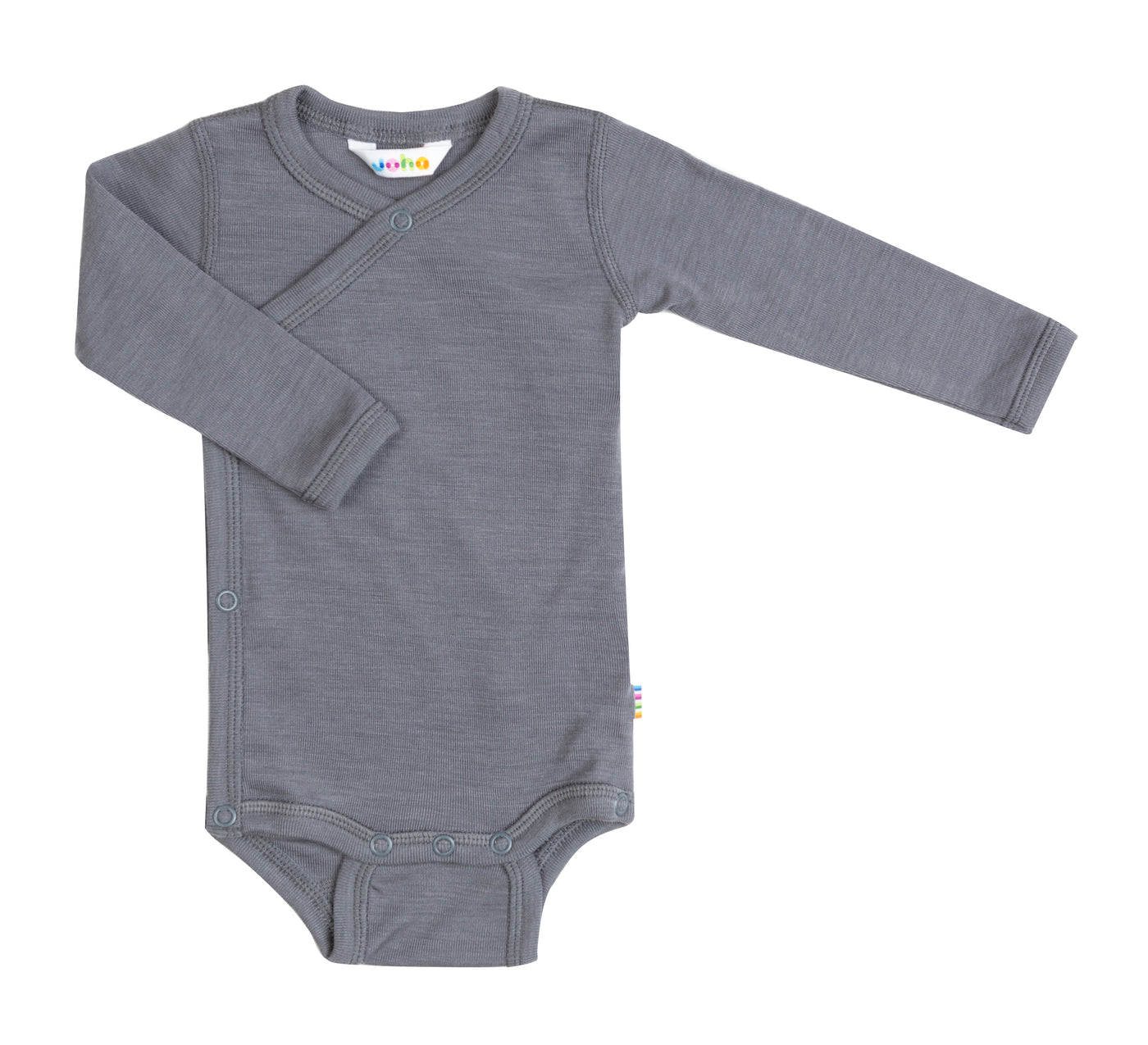 Joha - Wickelbody aus Wolle/seide 'Wrap-around body'